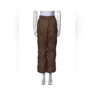 Bogner leopard print ski pants sz 10